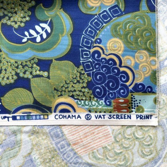 Rare Vintage 60s Cohama Upholstery Fabric in Maxime Pattern - Picture 4 of 9